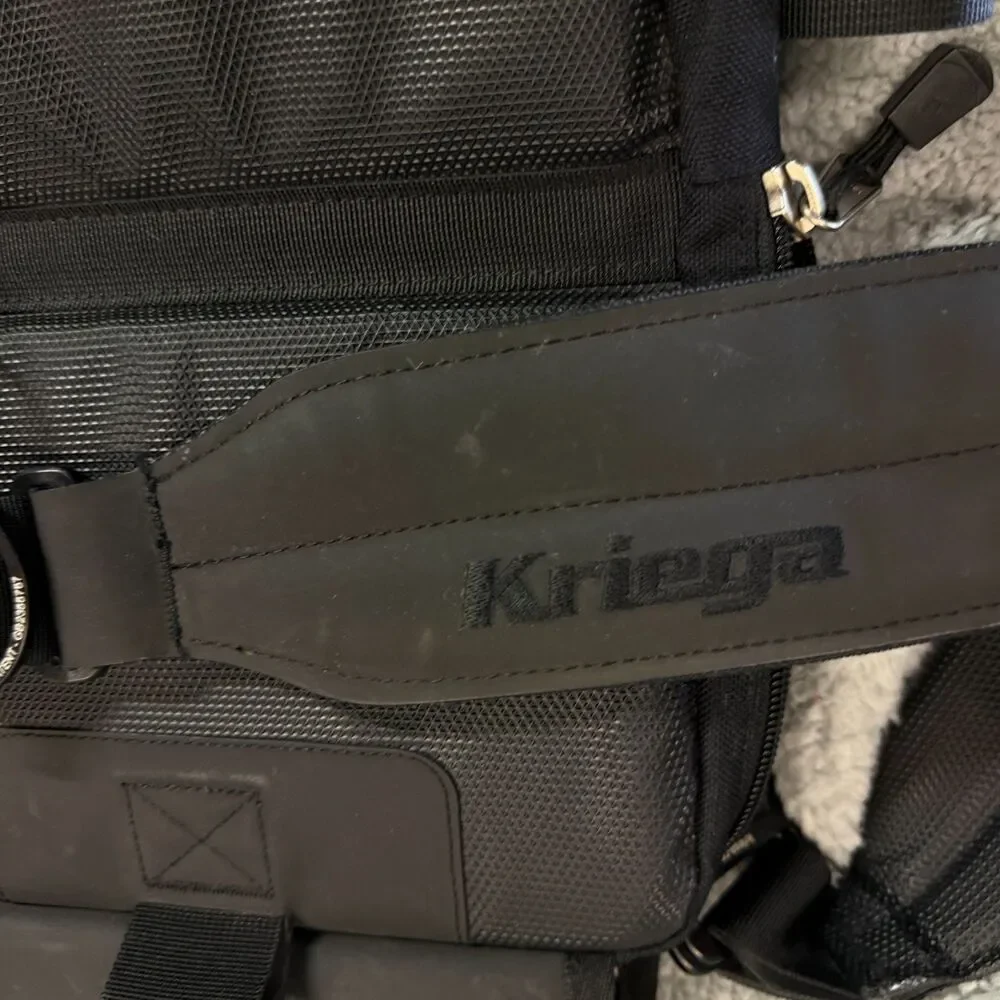 KRIEGA Sling EDC Waterproof Messenger Bag Black Motorcycle Riding Travel